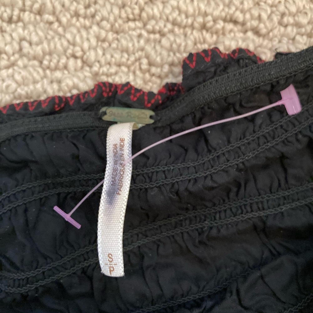 NWOT Free People Smocked Stretch Crop Tube Tops - Picture 6 of 6